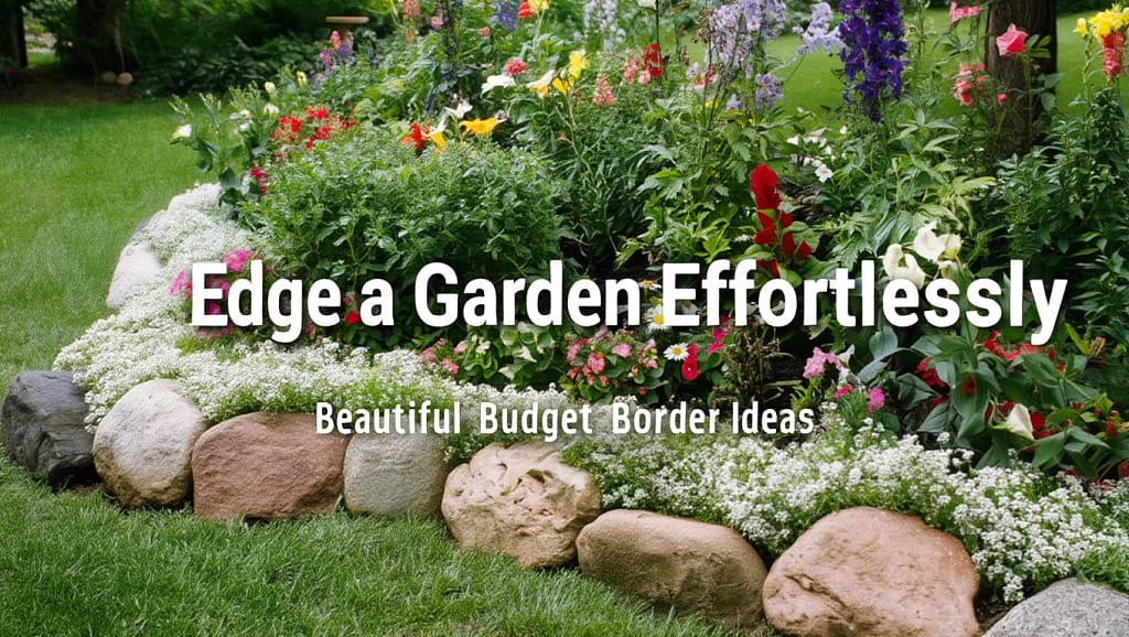 Edge a Garden Effortlessly – Beautiful Budget Border Ideas 2 Edge A Garden