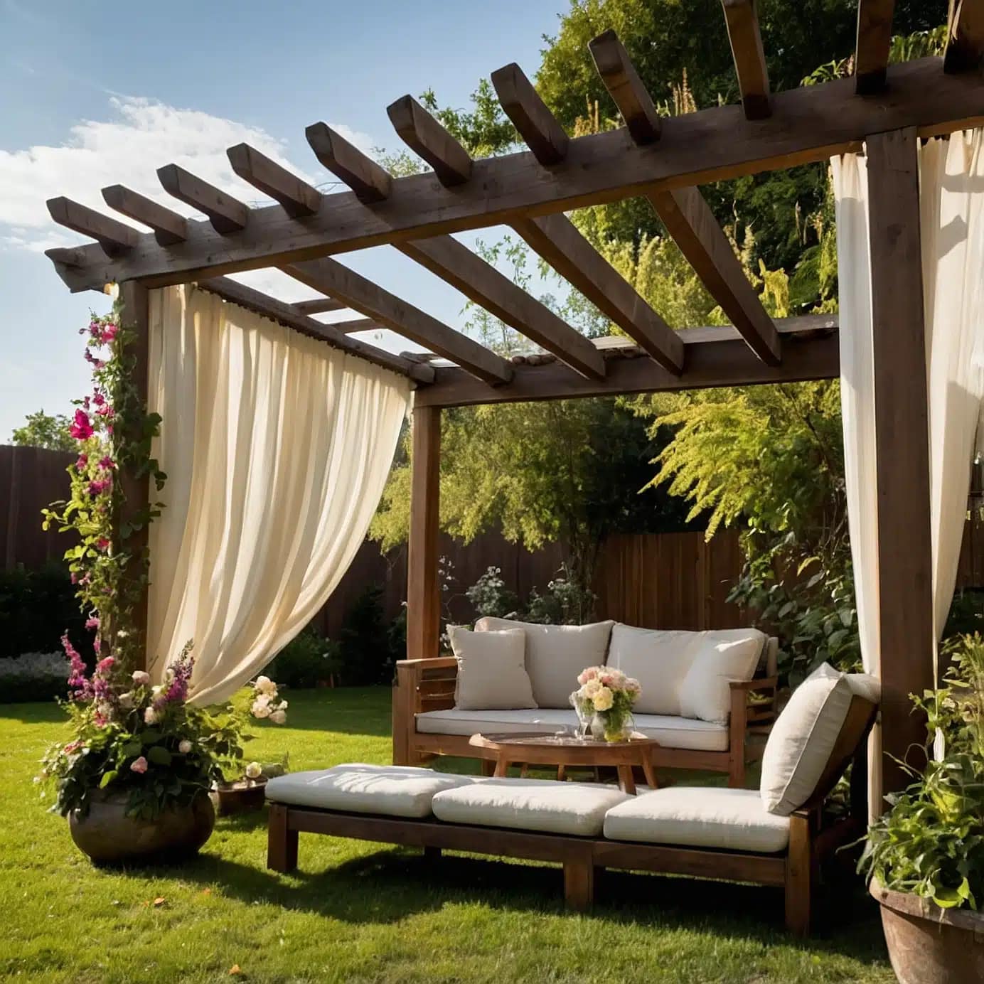 Pergolas and Gazebos 1 Patios and walkways