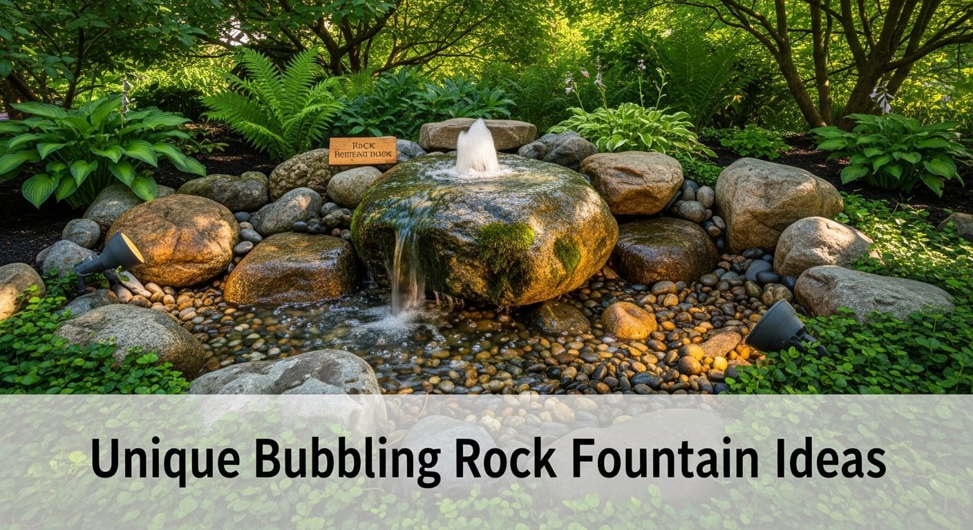 Bubbling Rock - Inspire Your Next Bubbling Rock Water Feature 4 Unique Bubbling Rock Fountain Ideas