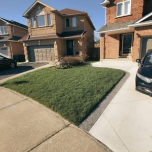 The transformation of the outdoor space can not only bring joy but also create an utilized landscape. The freshly installed sod and trimmed garden made our client’s life way easier and happier!