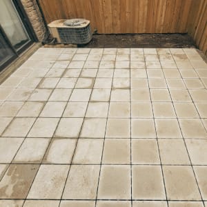 This backyard had become overgrown and neglected, with weeds and vegetation extending beyond the fence line. After clearing and preparing the space, we installed a new patio using durable patio pavers. The refreshed yard now provides a clean and comfortable setting for outdoor furniture and summer relaxation. Project 19 Patio Installation